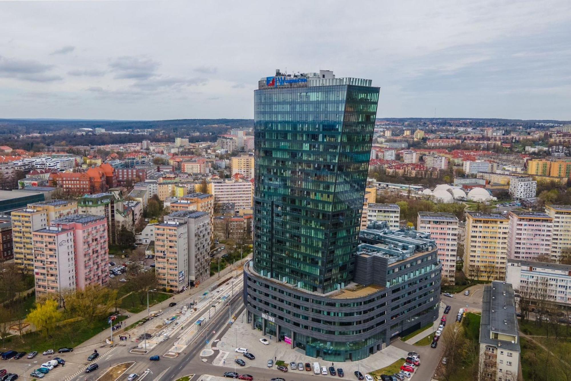 Hanza Tower Lux Sauna&Pool Szczecin Exterior foto